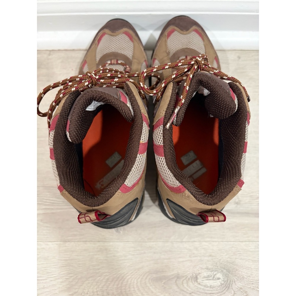 Merrell Siren Ventilator Mid Gore-Tex Hiking Boots Brown Red Womens 10 Outdoor - Picture 8 of 8